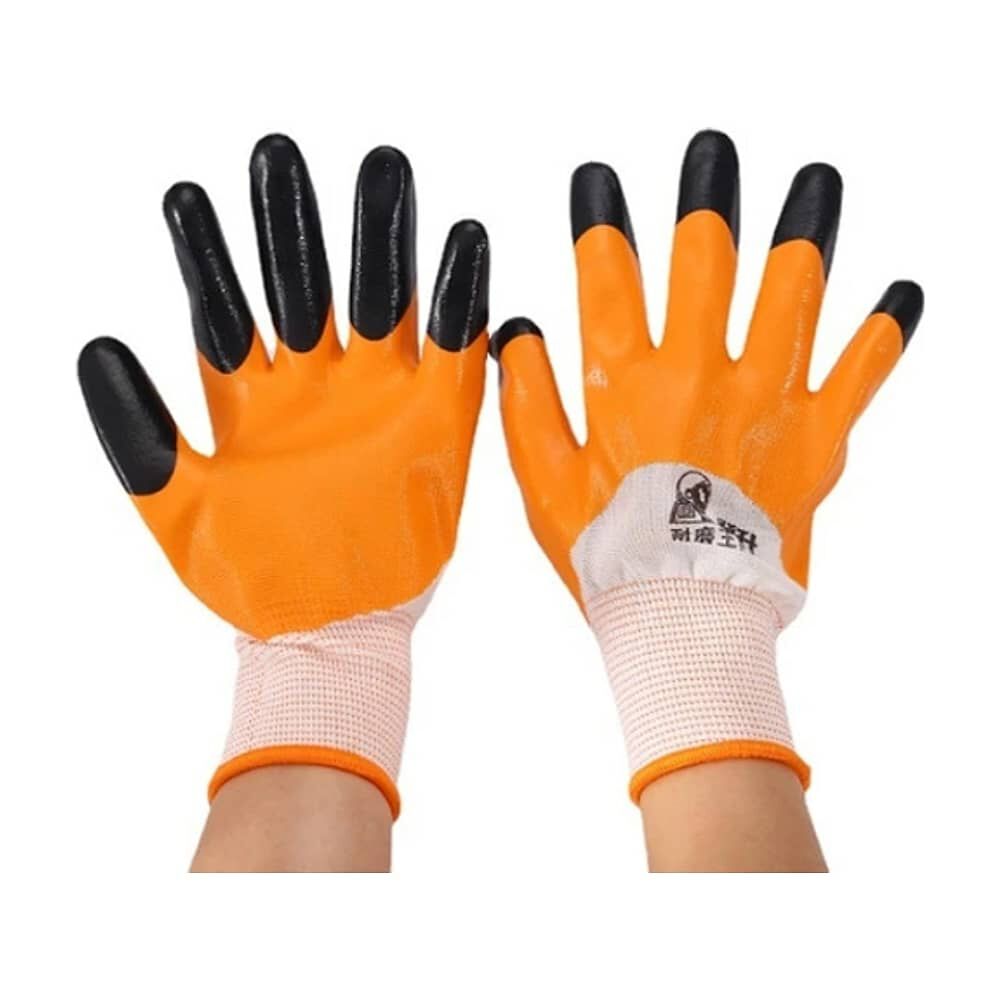 Pack 12 Pares Guantes Goma Antideslizantes Jardin Limpieza image number 0.0