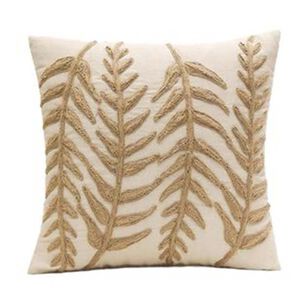 Pack De 02 Fundas De Cojin Con Detalles En Yute 45x45 Cm M02