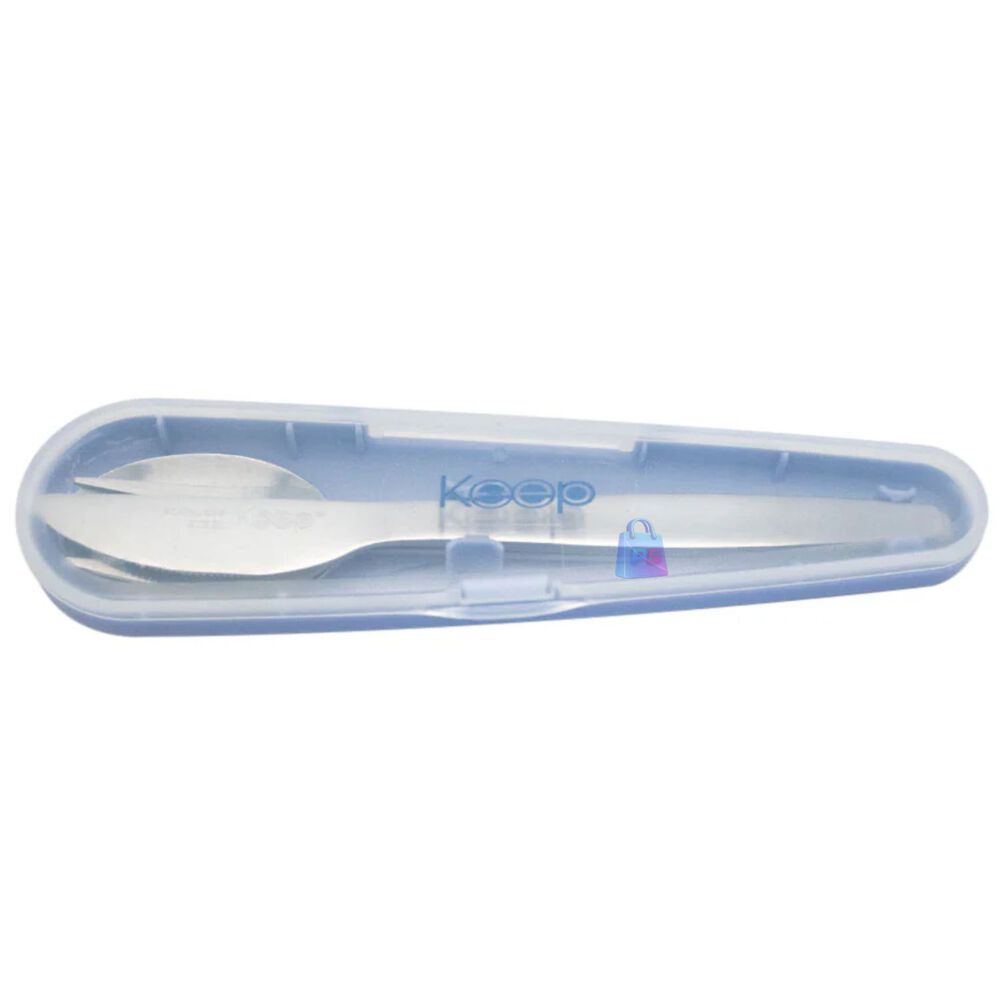 Herm&eacute;tico Keep 650ml Acero + Cubiertos On The Go - Ps image number 5.0