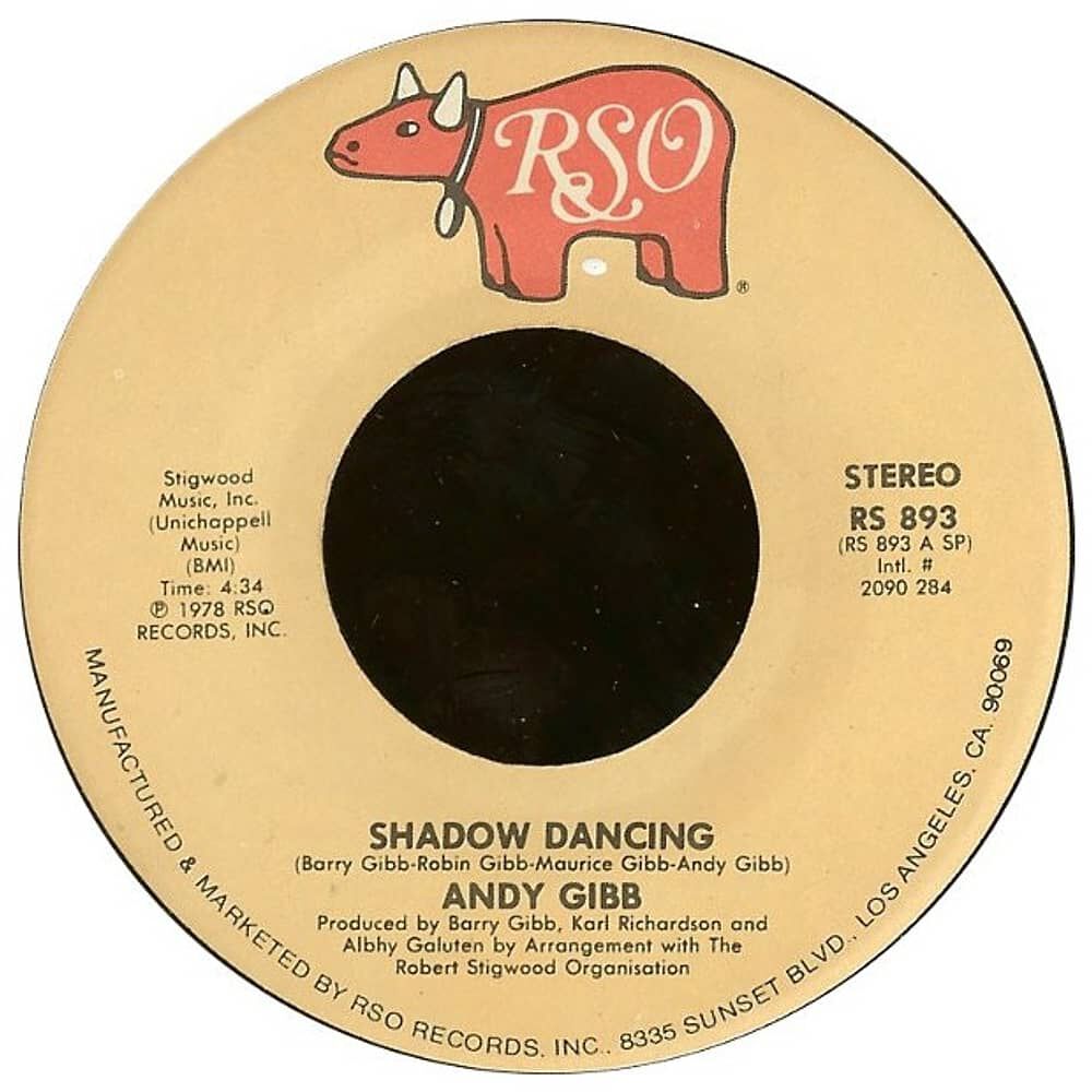 Andy Gibb - Shadow Dancing | 7" Single Vinilo Usado image number 2.0