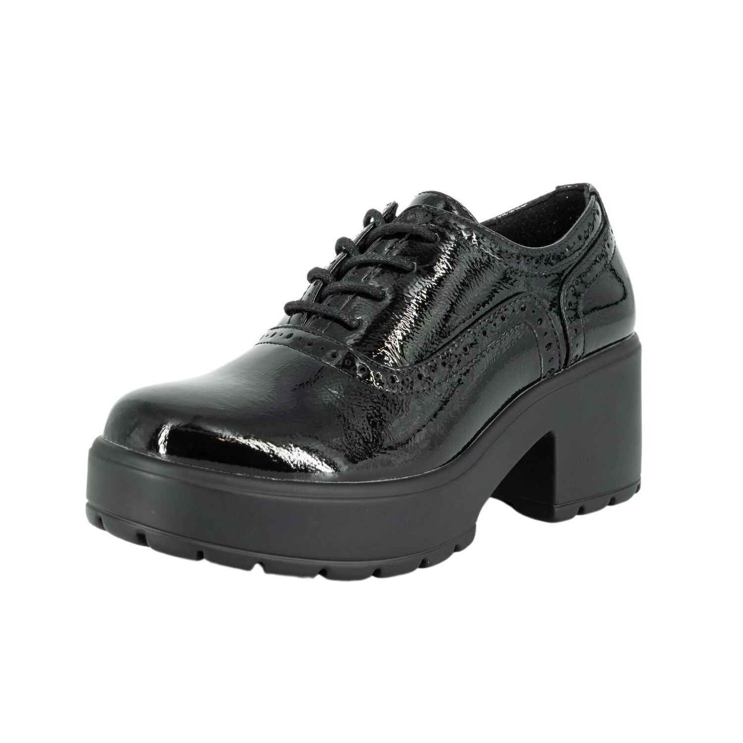 Mocasin Leila Negro Charol Alquimia image number 0.0