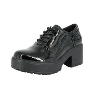 Mocasin Leila Negro Charol Alquimia
