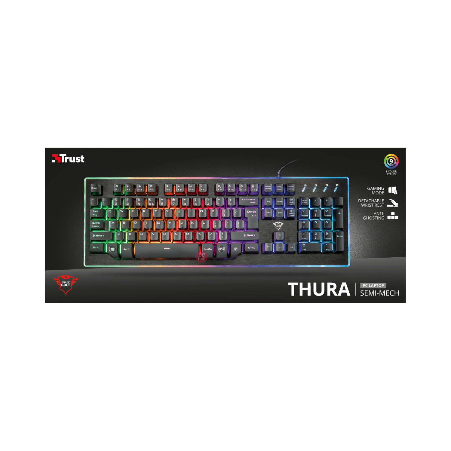 Teclado Gamer Semimec&aacute;nico Gxt 860 Thura - Ps image number 4.0