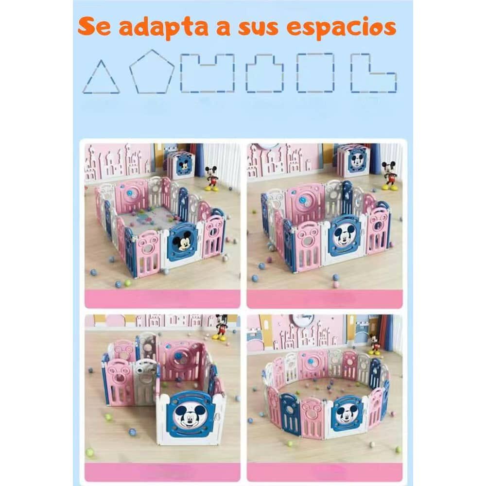 Corral 1.5*1.8m Naranjo Con Alfombra Lubabycas image number 4.0