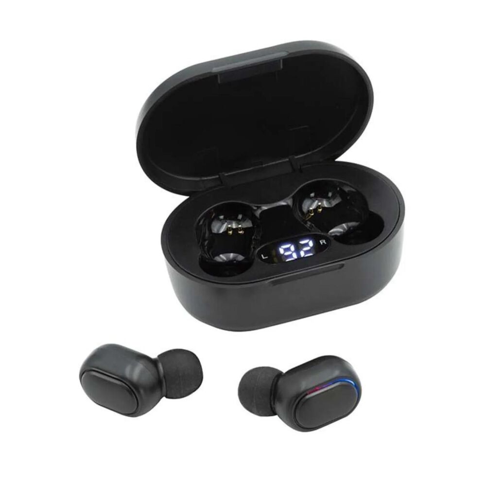 Audifonos Bluetooth Recargables Tws Earbuds Negro Tw5bk image number 1.0