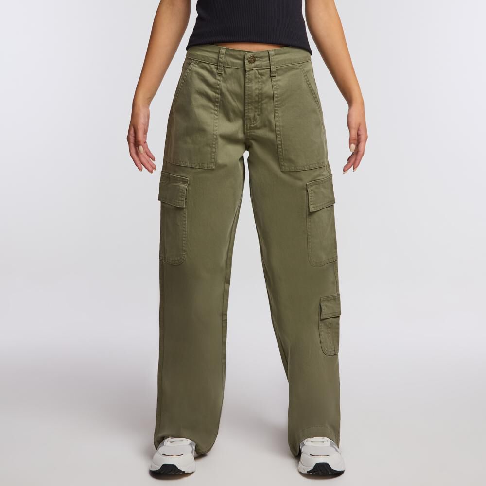 Pantalón Tiro Medio Cargo Mujer Freedom image number 0.0