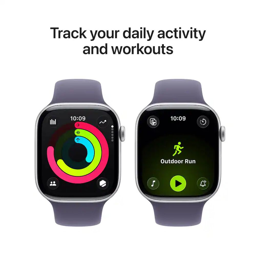 Apple Watch Series 11 Gps 46mm Sport Band M/l - Silver Al Pur Fog image number 2.0