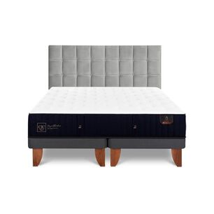 Cama Europea Cic Premium / King / Base Dividida + Respaldo