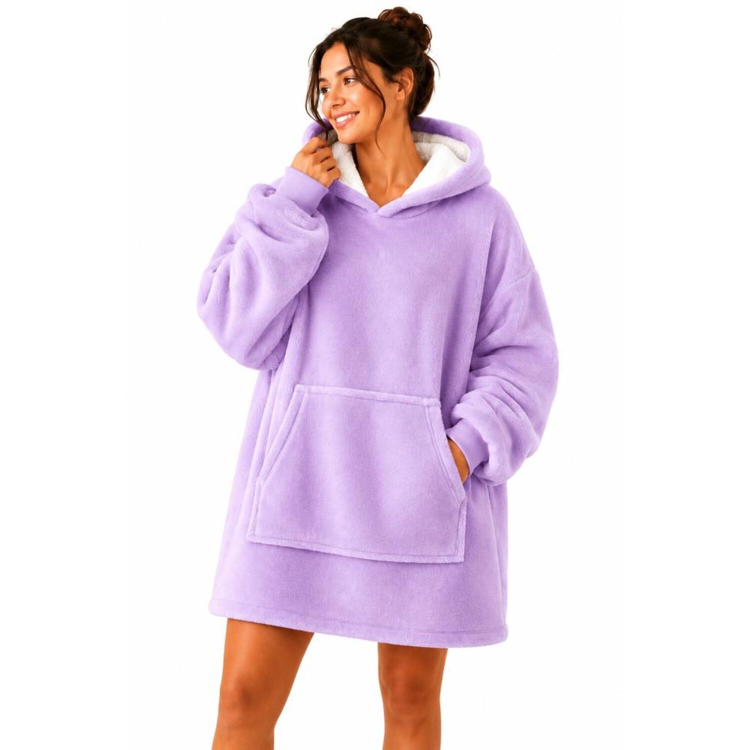 Poleron Felpa Capucha Manta Polar Invierno Unisex Talla Unic image number 28.0