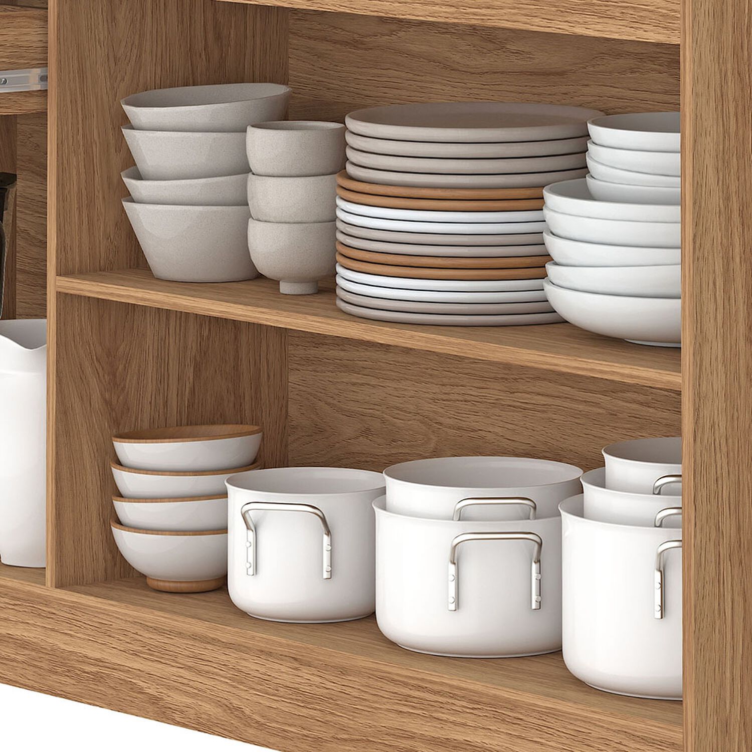 Mueble Base De Cocina Vekkahome Alba image number 4.0
