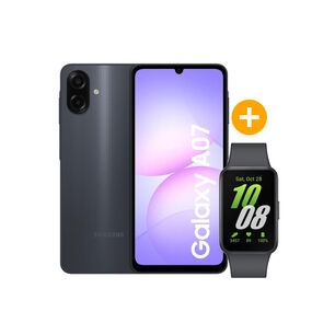 Samsung Galaxy A07 LTE / 128 GB / Negro + Galaxy Fit3