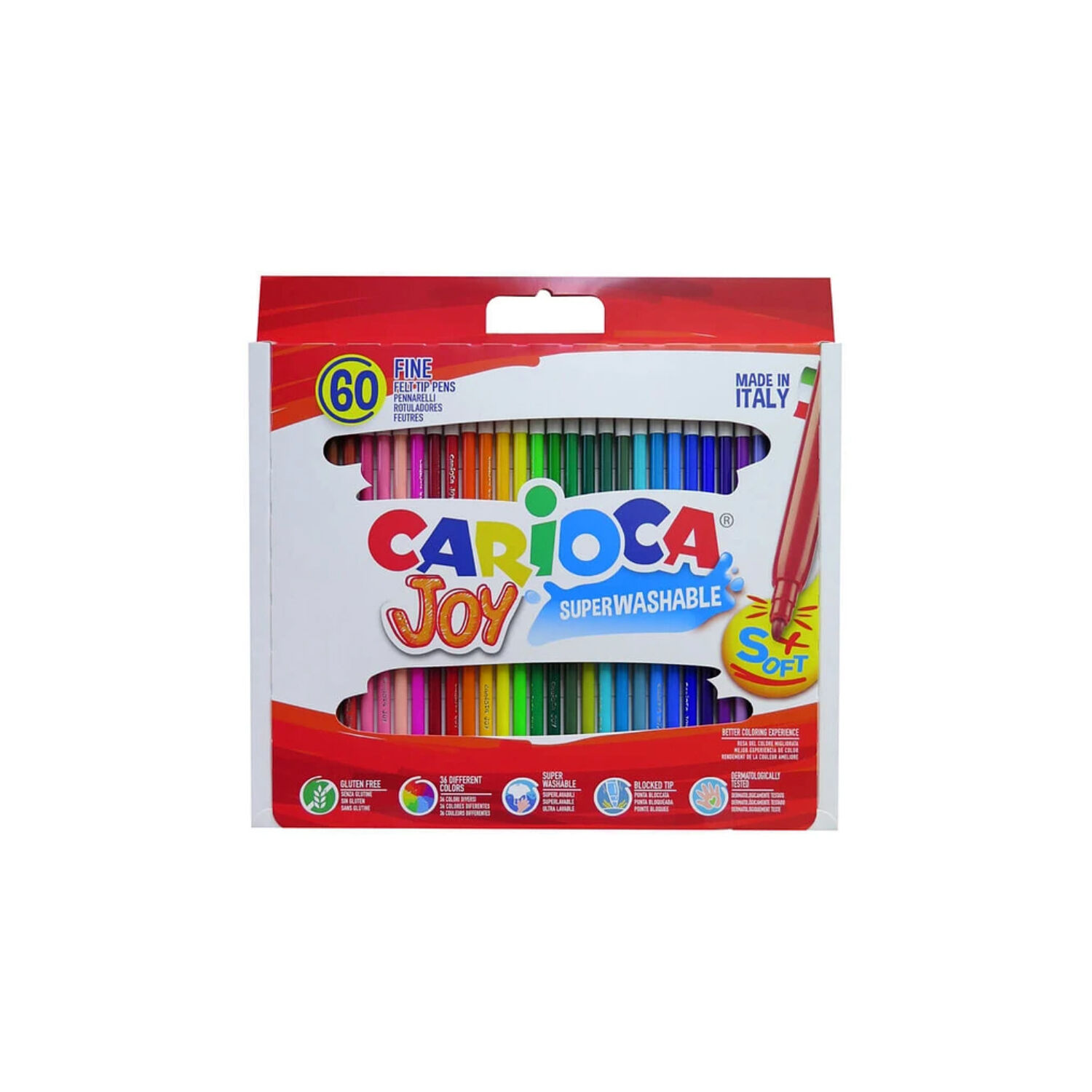 Plumones Joy 60 Unidades Carioca - Ps image number 0.0