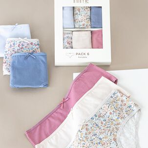 Pack 6 Pantaleta Caja Intime