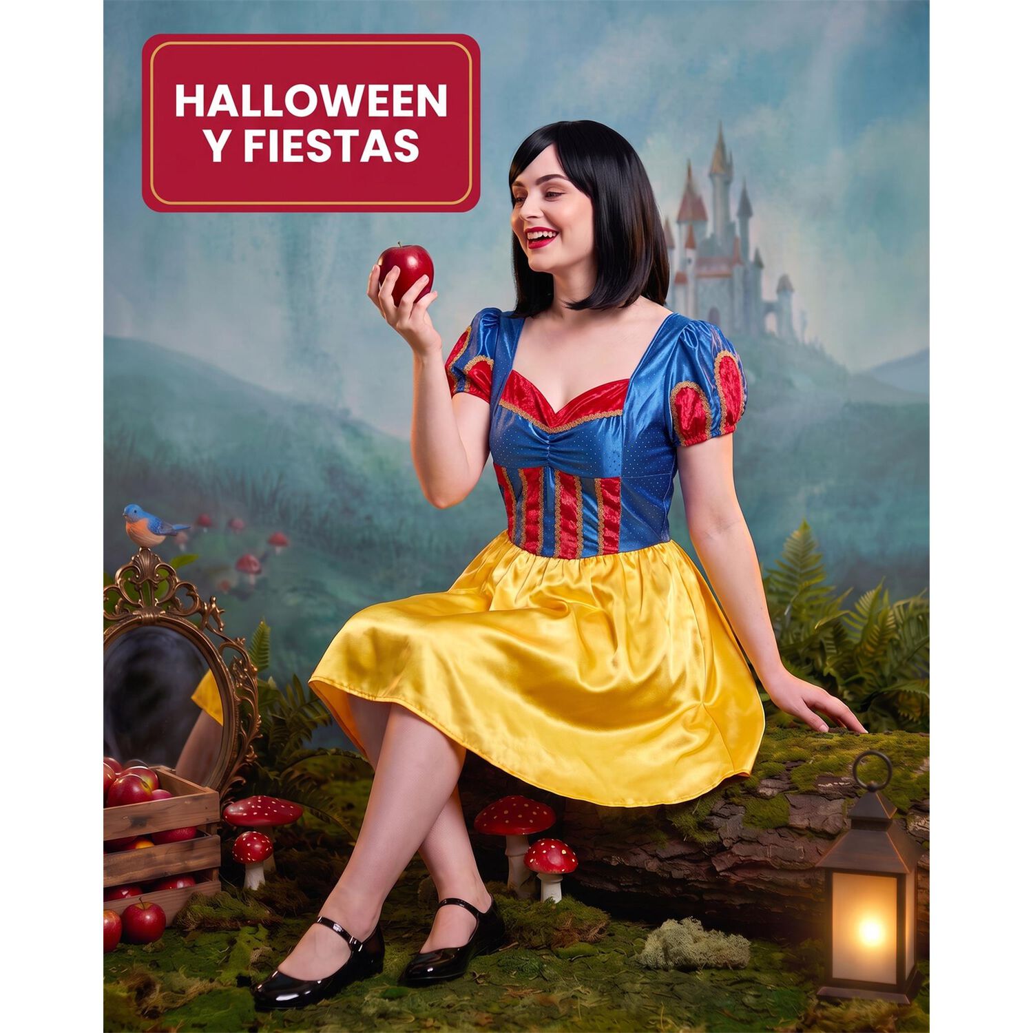 Disfraz Princesas Blanca Nieves Ni&ntilde;a Disney image number 45.0