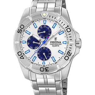 Reloj F20445/1 Festina Blanco Hombre Multifuncion