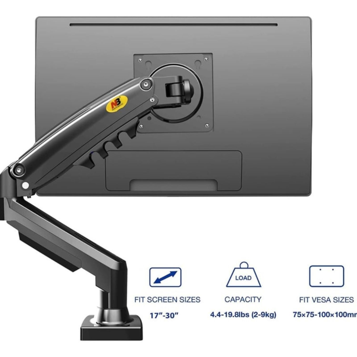 Soporte Universal F80 Mesa Para Tv Y Monitor De 17 A 30 image number 1.0
