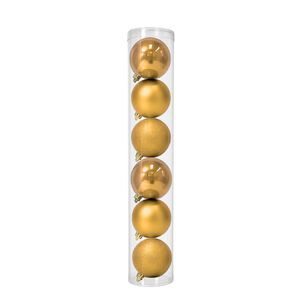 6 Esferas Navideñas Bambalinas 10 Cm Dorado Bolas Decoracion 6 Esferas Navideñas Bambalinas 10 Cm Dorado Bolas Decoracion
