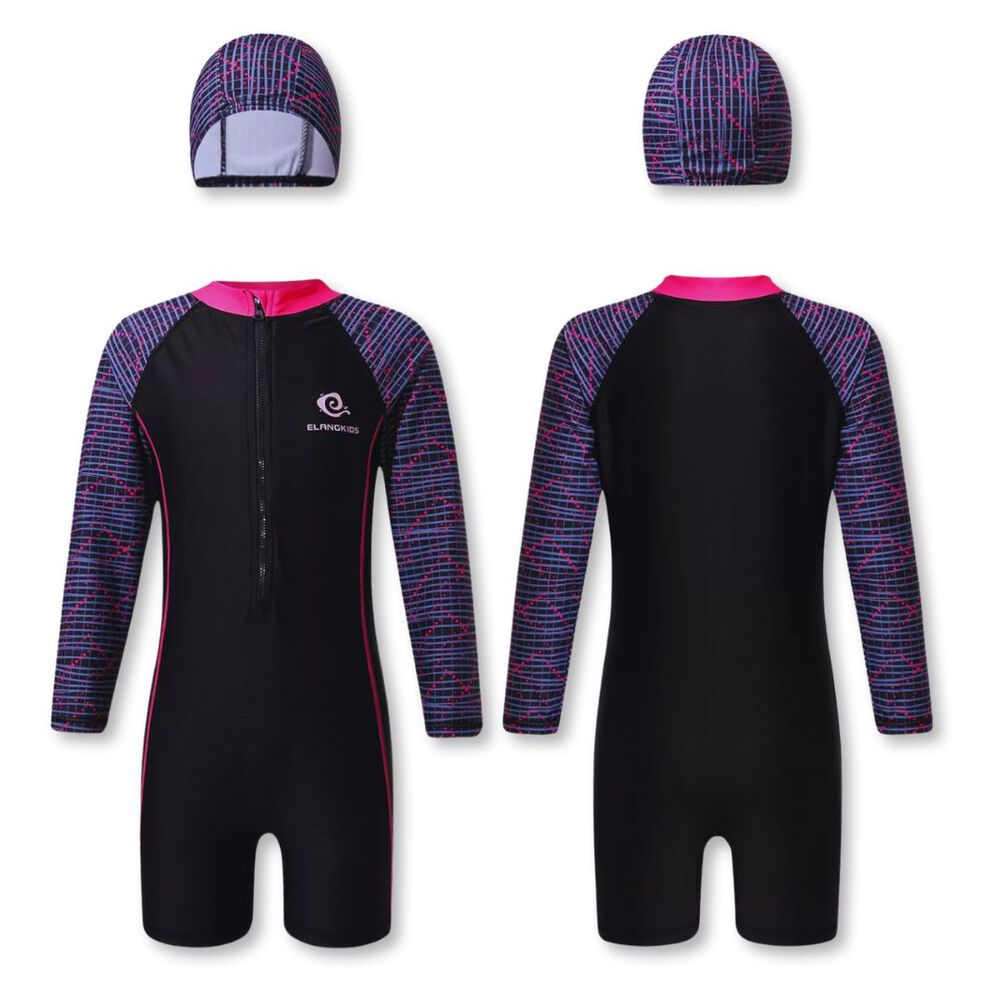 Traje De Ba&ntilde;o Enterito Sport Manga Larga Ni&ntilde;a Jump Kids image number 3.0