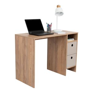 Escritorio 2 Cajones Fm-051c Caf&eacute; Claro