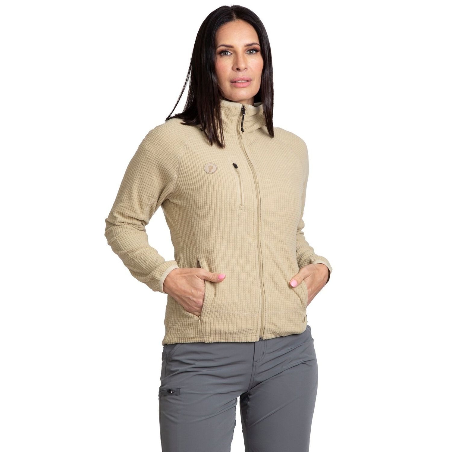 Midlayer Peak Performance Mujer Vanmo Beige image number 0.0