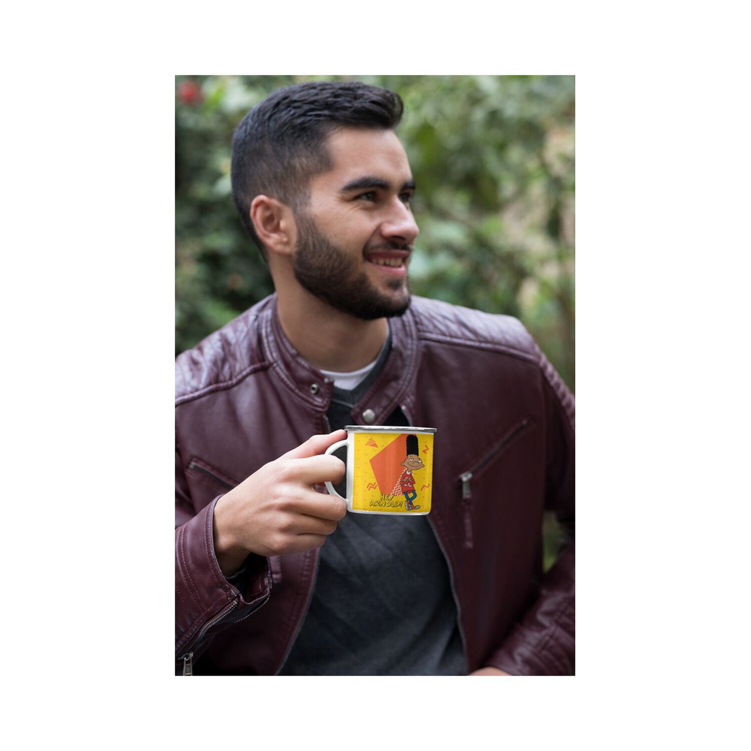 Taza Enlozada Lechera Hey Arnold Gerald image number 3.0