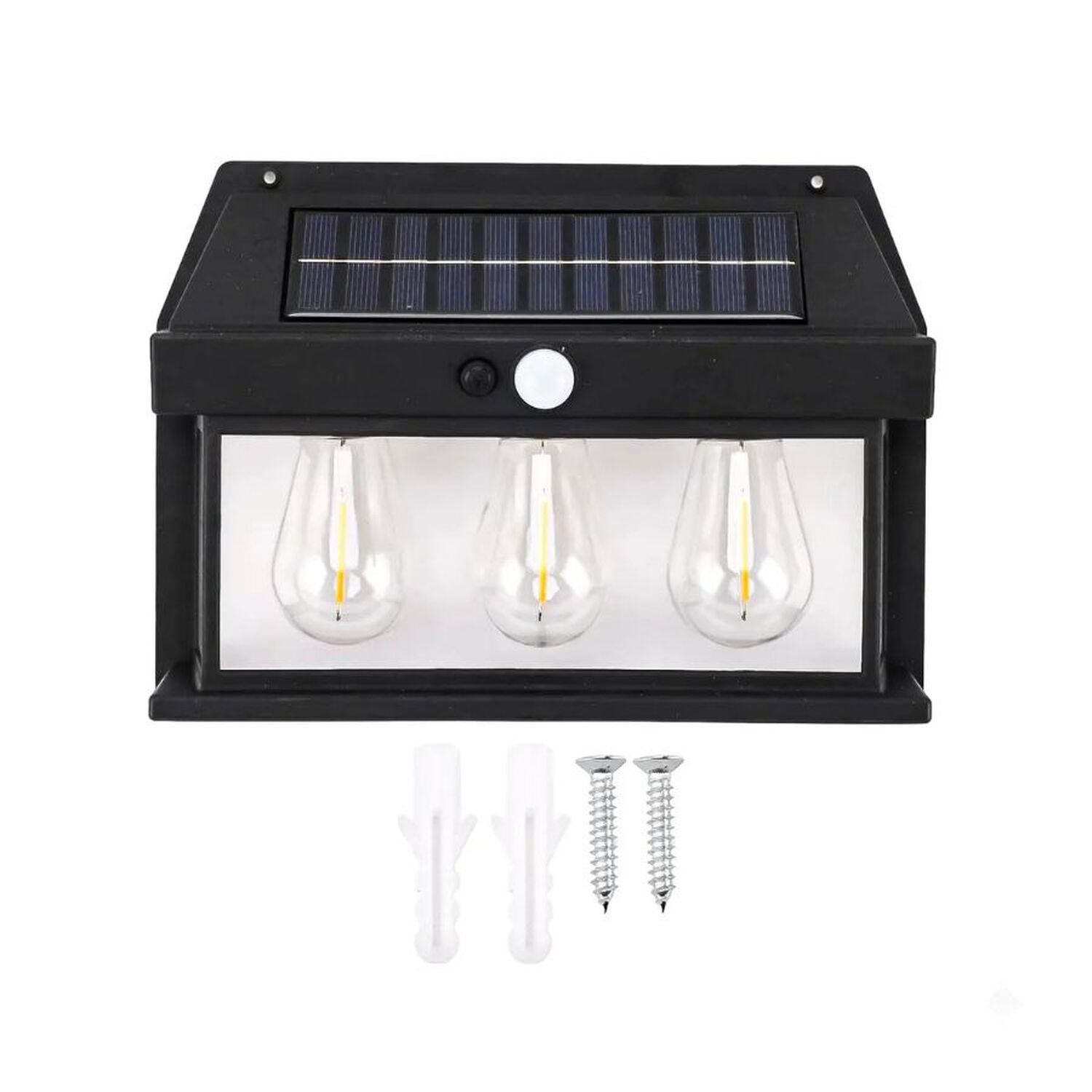 Foco Aplique Solar Pared Exterior Sensor De Movimiento image number 5.0