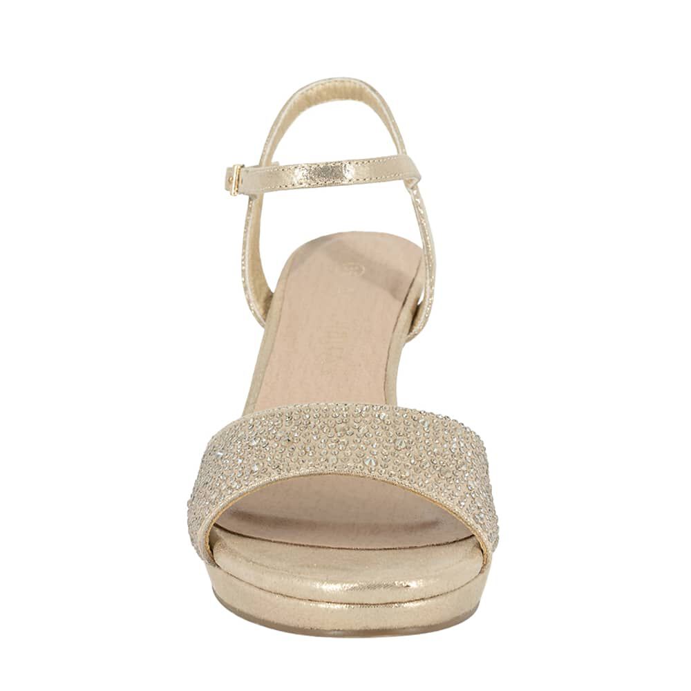 Sandalia De Vestir Aris Dorado Alquimia image number 2.0