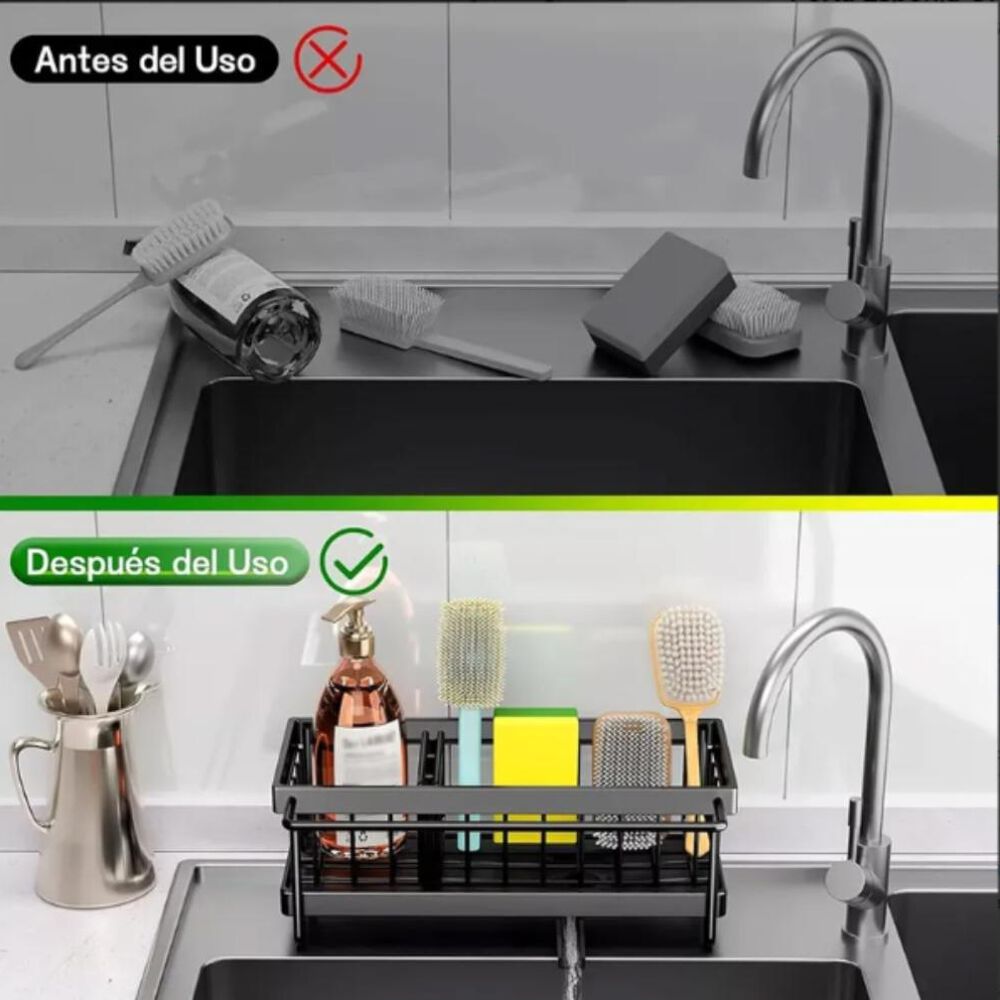 Porta Esponja Escurridor Multifuncional Para Cocina Moderna image number 4.0