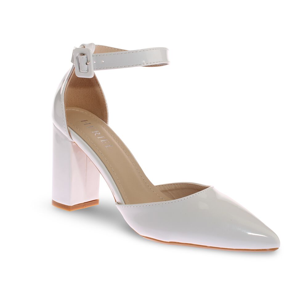 Zapato Tacón White Vía Franca Art. 56705white image number 5.0