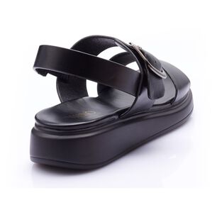 Sandalia Mujer Via Uno 22741619 Negro