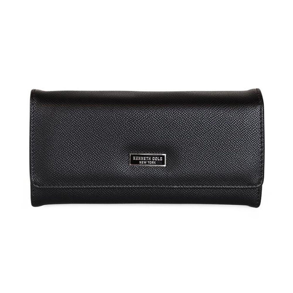 Billetera Mujer Flap-bessie Negra Kenneth Cole image number 0.0