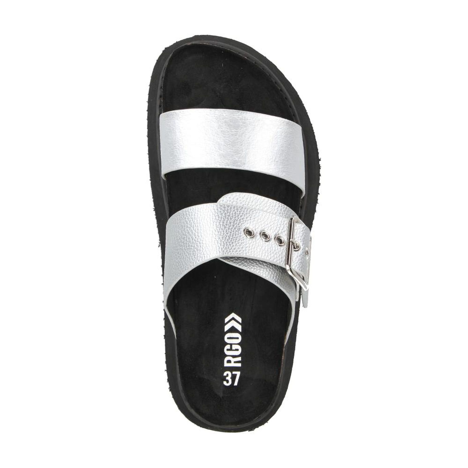 Sandalia Mujer Rolly Go Silver image number 4.0