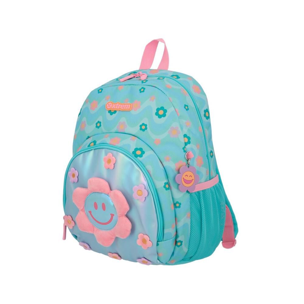 Mochila Xtrem Power 6xt Flores Celeste image number 1.0