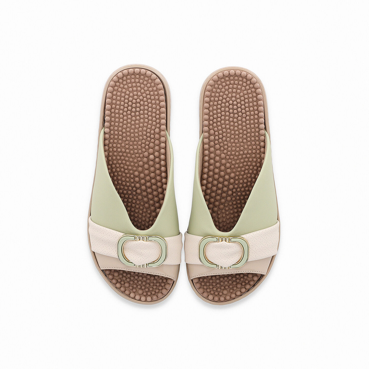Zueco Mujer Anabela Spa Verde 570 Piccadilly image number 3.0