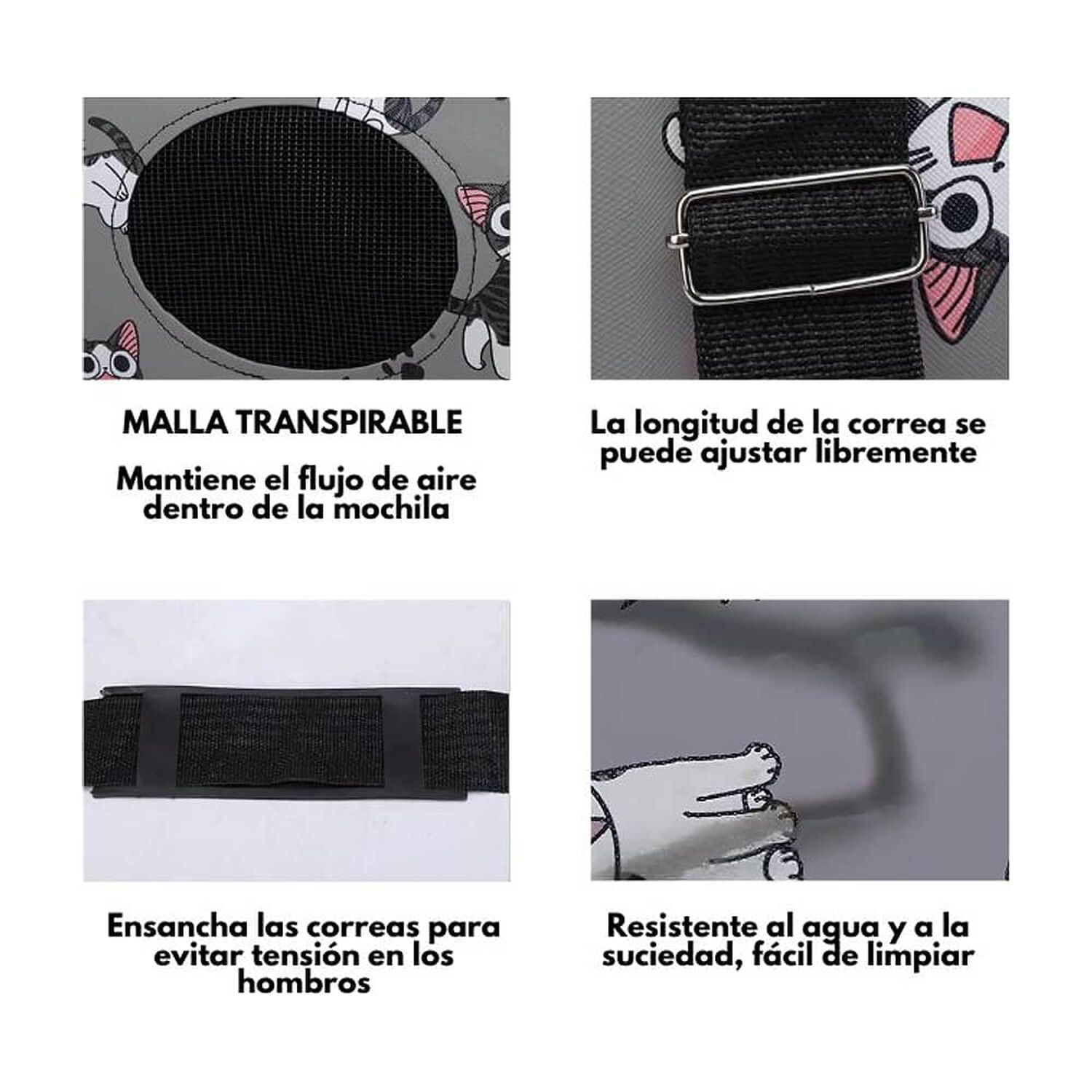 Bolso De Traslado Para Gatos O Perros De Raza Peque&ntilde;a image number 6.0