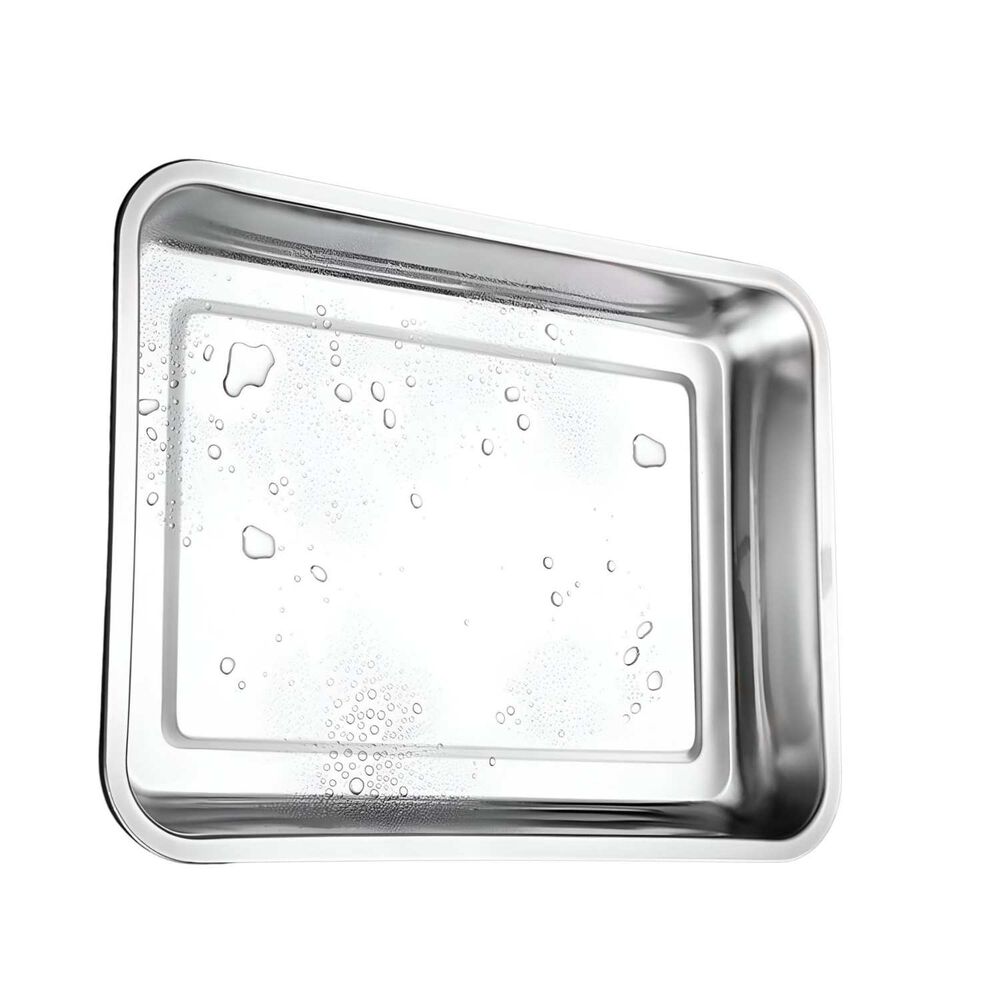 Bandeja Rectangular Profunda De Acero Para Horno 32x22 Cm image number 0.0