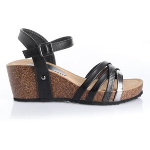 Sandalia Mujer Via Uno Black
