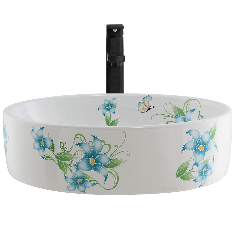 Lavamanos Sobreponer Domsa Slc851 Orquidea 50x36x14 Cm image number 1.0