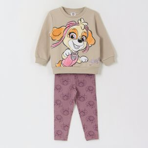 Conjunto Ni&ntilde;a Skye Jump Beige Paw Patrol