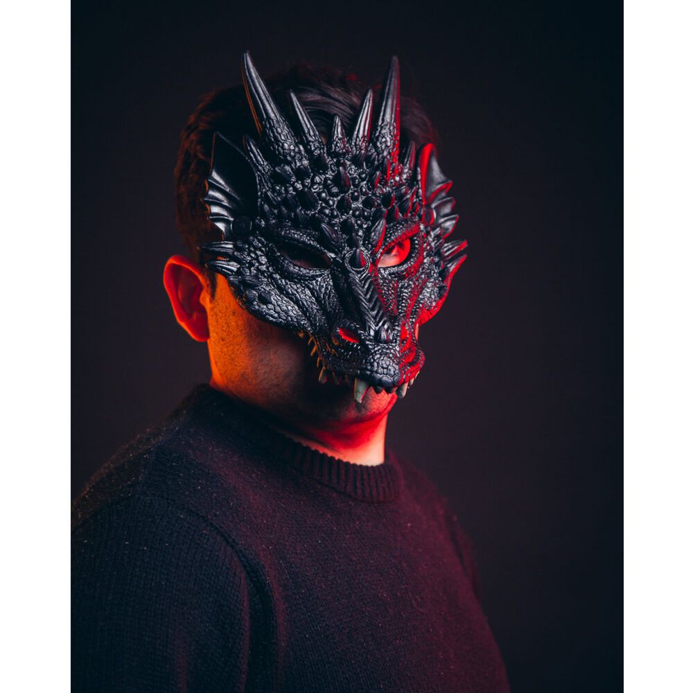 M&aacute;scara De Drag&oacute;n 3d Suave C&oacute;moda Cosplay Halloween Fiesta image number 6.0
