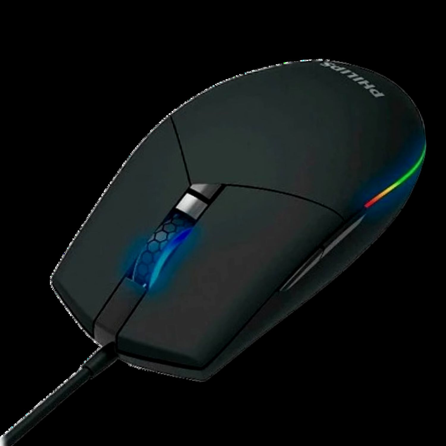 Mouse Philips Multiuso De 6 Botones Retro Iluminado Spk9304 image number 5.0