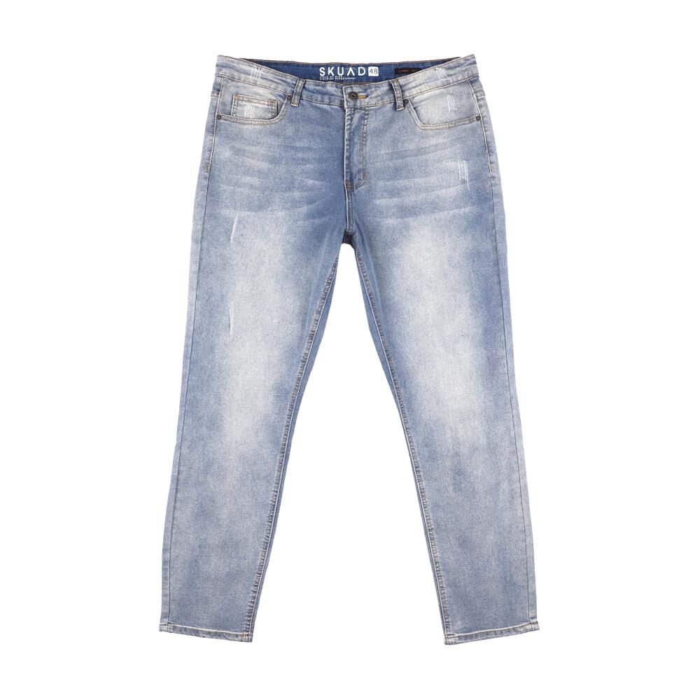 Jeans Roturas Tiro Medio Skinny Hombre Skuad image number 0.0