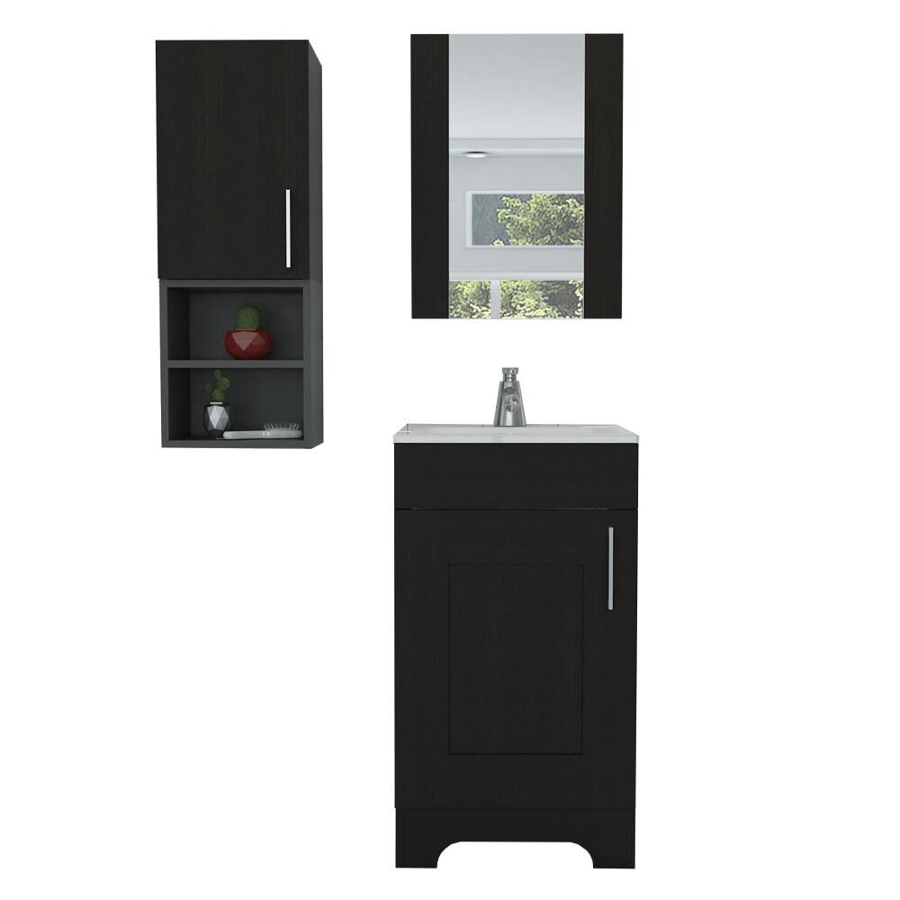 Botiquin + Mueble Lavamanos + Optimizador My Bath - Wengue Tuhome image number 0.0
