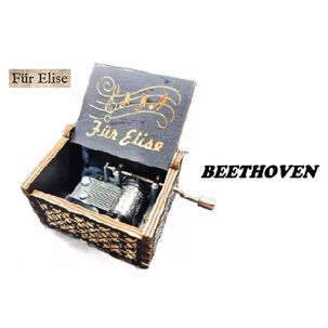 Caja Musical Beethoven Fur Elise Negra