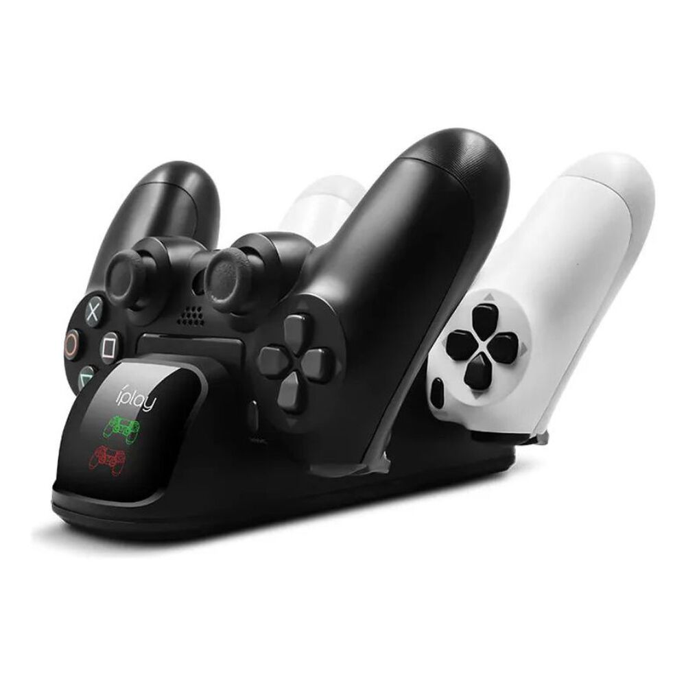 Estaci&oacute;n Dual De Carga Para Control Mando Dualshock Usb Negro image number 1.0
