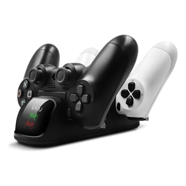 Estaci&oacute;n Dual De Carga Para Control Mando Dualshock Usb Negro