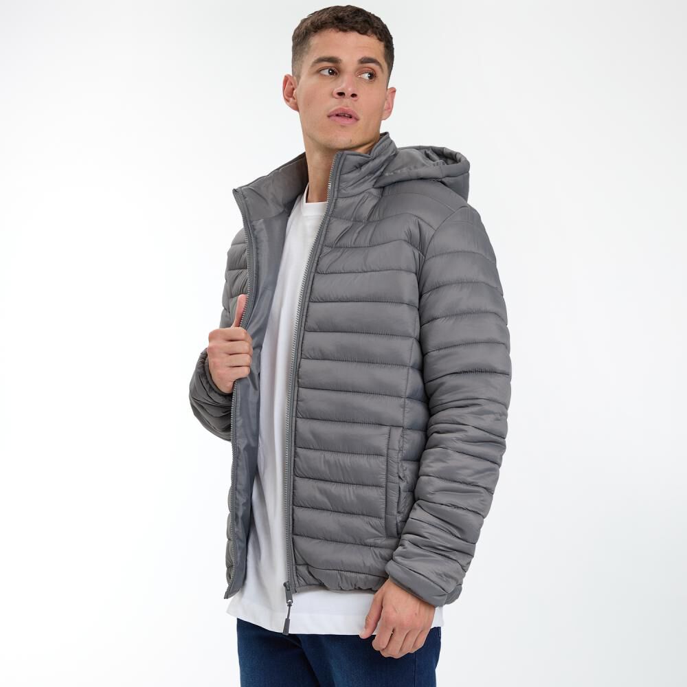 Parka Slim Cuello Alto Con Capucha Hombre Skuad image number 2.0