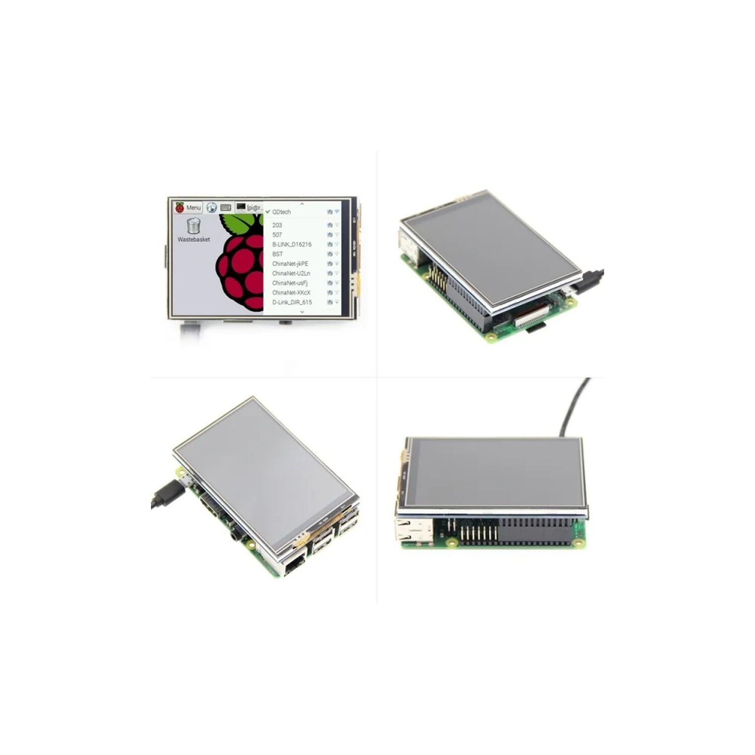 Pantalla T&aacute;ctil Lcd 3.5" Para Raspberry Pi 3b/3b+/4b image number 1.0