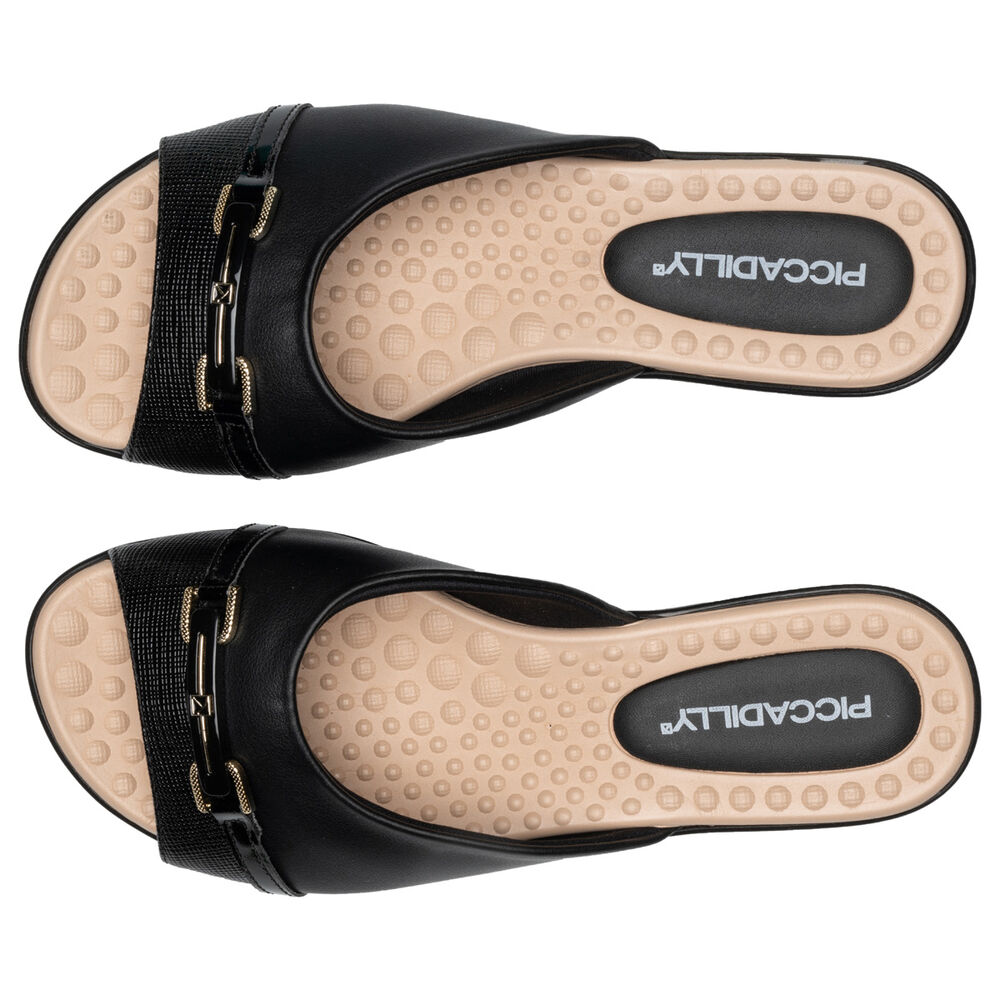 Sandalia Mujer Negro/dorado Camila 197 Píccadilly image number 2.0