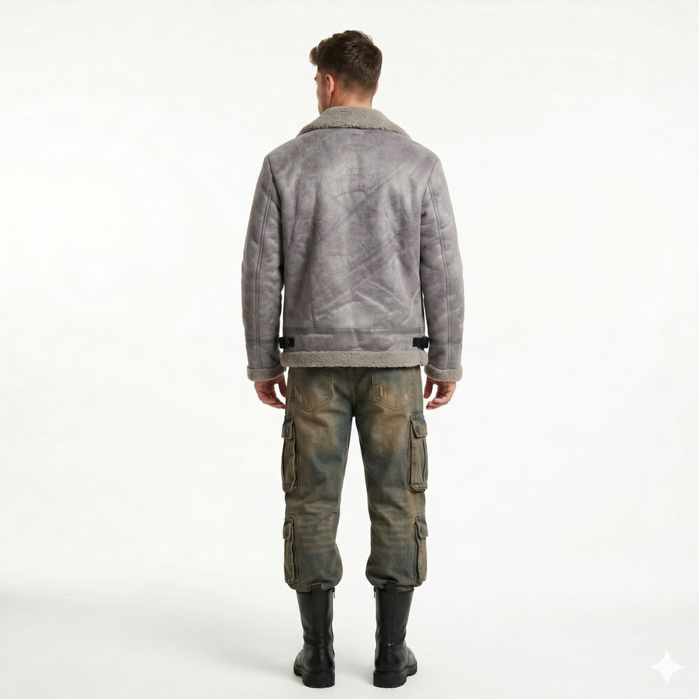 Chaqueta Aviadora Hombre Ecocuero Hombre Stephano image number 2.0